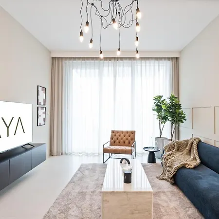 Elegant Luxury Apartment With Stunning Lake Views In Dubai Creek Harbour Esterno foto