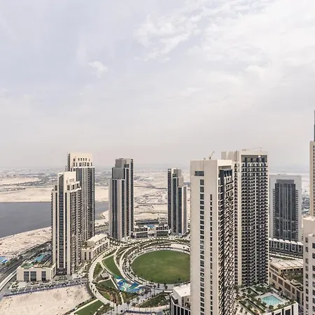 Elegant Luxury Apartment With Stunning Lake Views In Dubai Creek Harbour Esterno foto