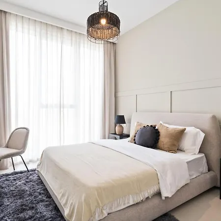 Elegant Luxury Apartment With Stunning Lake Views In Dubai Creek Harbour Esterno foto