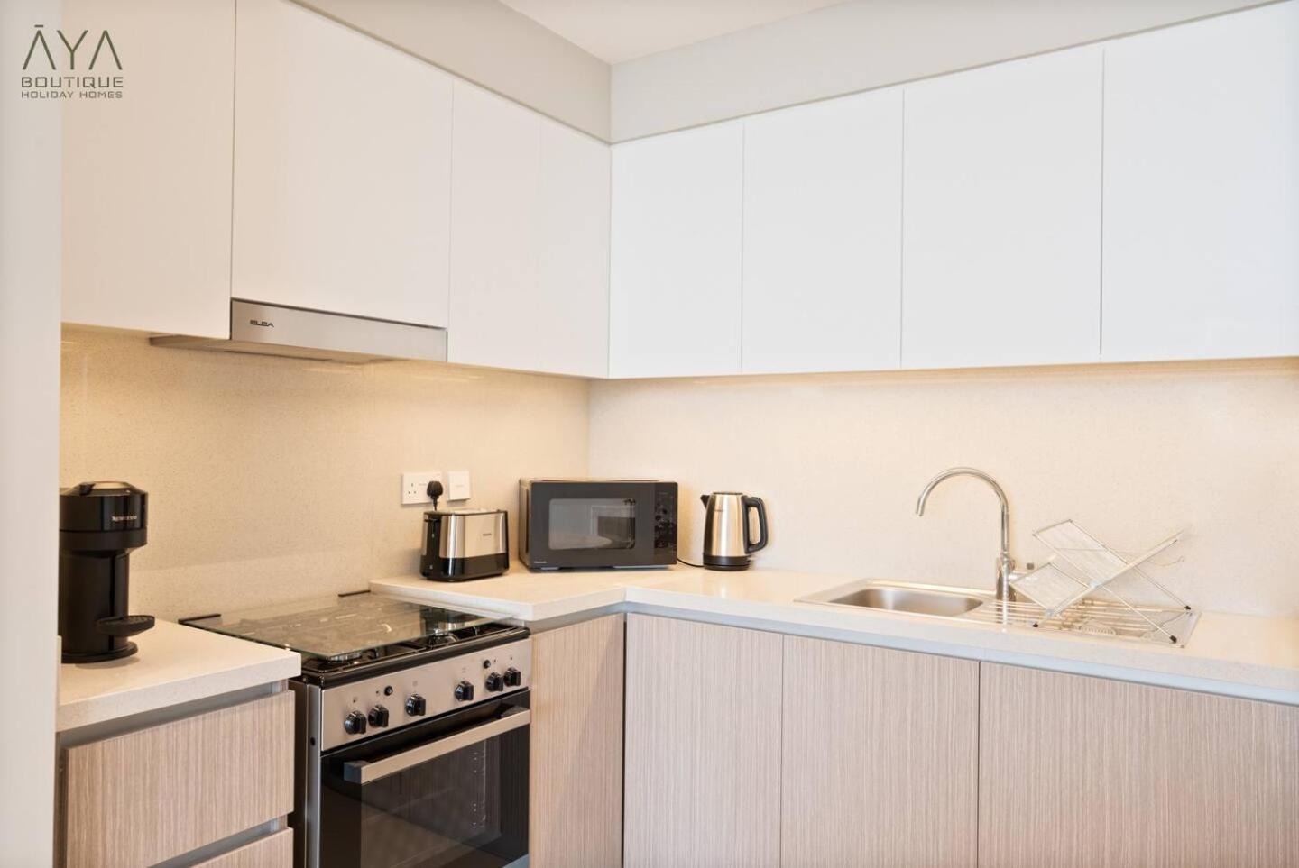 شقة Elegant Luxury With Stunning Views In Creek Harbour *